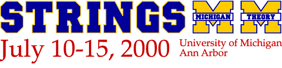 Strings 2000 - July 10-15 2000